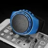 Taşınabilir Hoparlörler U6 Bluetooth Watch Hoparlör Giyilebilir Spor Bileği Ses Akıllı İzle Selfie Eller Ücretsiz Çağrı Fişinde TF Kart Taşınabilir Çelik Top YQ240124