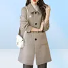 Designer Women039S Trench Coats Korean version långärmad moderock kvinnor vår höst vindbrytare plus storlek 4xl 9876818