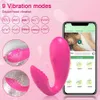 Vibratoren APP Bluetooth-Steuerung Vibrator für Frauen Klitoris G-Punkt-Dildo-Massagegerät 2 Motoren Vibrierendes Liebeshöschen Sexspielzeug für Erwachsene