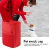 Dog Carrier Portable Pet Snack Container Bag With Mesh Pocket Durable Oxford Cloth Treat Storage For Outdoor Training