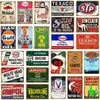 Metal Painting Vintage Motor Spirit Gas Oil Metal Signs Wall Poster Gasoline Decor For Bar Pub Iron Painting Plaque Home Art YJ159