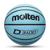 2023 Molten Basketball Official Size 7 Pink Basketball Soft and Su tble PU Outdoor Indoor Training Game Men's Basketball 240124