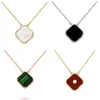 Fashion pendant necklaces 4/four leaf clover designer necklace highly quality thin 3colors chains womens necklaces designer laser diamond zb114