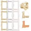 Frames 9pcs DIY Miniatuur Po Hars Ambachten Telefoonhoesje Decor Mini Vintage Frame