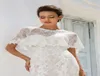 2018 applique giacca da sposa avvolge per la sposa collo alto da sposa mantello ricamo pizzo mantello giacca da sposa Bolero scrollata di spalle Dubai Abaya6588862