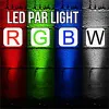 Disko Işık 12W LED PAR RGBW DMX DİĞER DÜŞÜNCE DEĞİŞTİRİMİ OLUNCU PARTİ SHOW LL