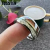 Bandas Dropshipping Tussten 8mm Homens Mulheres Anel de Carboneto de Tungstênio Madeira Meteorito Inlay Nice Acessórios de Casamento Jóias