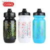 Vattenflaskor burar 550 ml utomhussportkokare cykel mountainbike Vattenflaska Bicycle Water Cup Portable Squeeze Drink Botte Jug Canteenl240124