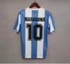 Argentina Retro Soccer Jerseys Maradona Kempes Zanetti Batistuta Riquelme Kun Aguero Aimar Vintage Football Shirt 1978 1986 1994 1998 2000 2001 2002 2006 2010 2014