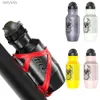 Vattenflaskor burar 550 ml Squeezable Bicycle Water Bottle Bike Water Bottle Outdoor Gym Sports Cup Cycling Kettle Mountain Road Bike Drinking Bottel240124