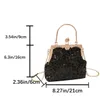 2023 Trend Designer Pochette Argento Paillettes Party Sera Catena Spalla Crossbody Hobo Borsa Borsa da sposa 240118