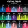 USA Warehouse Professional Supply Gem Bar 10000 Puff使い捨て電子タバコメッシュコイル20 ml 10kパフ蒸気包装充電可能バッテリー5％フルスクリーンインジケーター