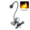 Bordslampor 2st USB Power LED Desk Lamp Flexibel studie Läsning Boklampor Eye With Clip for Home Bedroom Lighting