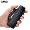 Teleskopy Saga Bak4 8x32 10x42 Monocular Telescope HD Mini Monocular Hunting Camping Scopes Telefon YQ240124