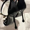 Mulheres Sandália De Luxo 3d Floral Ouro Orquídea Sapatos De Salto Alto Para Mulheres No Início Da Primavera Verão Novo Dedo Do Pé Quadrado Com Sandálias De Seda Noite Melhores Sapatos Únicos