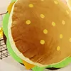 Burger créatif en peluche doux rembourré coussin en peluche oreiller mignon hamburger oreiller garçon fille cadeau d'anniversaire 30/50 cm WJ292 240118