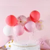 Festliga leveranser 1 set 12 21 cm ballong tårta topper ballonger baby shower födelsedag dekoration bröllop fest dekor