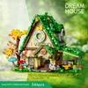 Magnetiska block 546-547pcs jul dröm Windmill House Building Diy Doll NyYear Halloween Decoration Bricks For Ldren GiftsVaiduryb