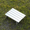 Camp Furniture Portable Cam Folding Table Aluminum Outdoor All-In-One Beach Picnic Drop Delivery Ot9Ms