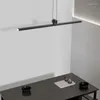 Lustres nordique minimaliste Led dimmable pour Table salle à manger cuisine île bureau lampes suspendues luminaire intérieur