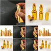 Packing Bottles Wholesale 100Ml Gold Pump Cosmetic Glass Essential Oil Per Bottles With Spray For Personal Care Drop Delivery Office S Otcvn