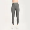 AL0YOGA-31 Femmes mode Yoga tenue brillant Yoga pantalon brillant taille haute pêche bout à bout nu course Fitness pantalon