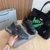 Designer Balencigs Fashion Casual Shoes Roller SKATES Women's Paris Daddy Air Cushion Tjock botten Inner Höjande familj är förgiftad gran G2FW