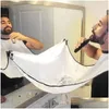 Delantales para hombre Delantal de limpieza Barba Catcher Adt Afeitado de pelo Baberos Drop Entrega Hogar Jardín Textiles para el hogar Otfaw