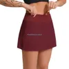 Lu yoga plissado tênis saia feminina roupas de ginásio shorts esportivos feminino correndo fitness dança yoga roupa interior praia biker golfe esqui hig