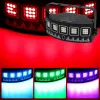 5 ögon 45 lysdioder RGBW UV Strobe Lights Stage Effect Lighting för DJ Disco Home Party Control Sound Auto Remote -lägen Wash Lamp LL