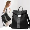 Donne in stile zaino in pelle vera in pelle sacchetti casual borse casual per piccola ragazza scuola laptop per laptop zaino ricarica salta di camice saracano s198h