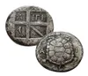 Forntida grekiska Eina Turtle Silver Coin Aegina Sea Turtle Badge Roman Mythology Carving Collection8694102