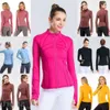 lu lu lu define woman yoga fitness jacket longs Sleeve Bodybuilding Jacket