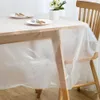 1 Roll20pcs Disposable Tablecloth Plastic Thin Film Table Covers Dinner Cloth Decoration White 180x180cm A50 240108 240118