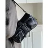 Haex Punk Kadın Çanta Trendi Vintage PU Undermer Omuz Bolso Mujer Harajuku Moto Stil Bireysellik Sac A Ana Femme 240119