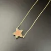 Kendrascotts ontwerper Kendras Scotts kleurrijke kristallen tanden ketting dames sieraden stijl geometrisch vijfhoekige sterrenkraag