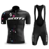 Survêtements pour hommes Costume de cyclisme pour hommes Jersey VTT Scott Vêtements Homme Laser Cut Mens Ensembles Été 2024 Compte Uniforme Short Bib Short JacketH24123