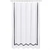 Duschgardiner geometrisk dusch gardin svarta vita ränder modern minimalistisk heminredning badrum gardin badtillbehör set polyester tyg