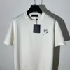 T-shirts pour hommes Polos t-shirts Col rond brodé et imprimé style polaire vêtements d'été avec street pur coton 654E45