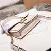 Designer bag crossbody tabby bag shoulder bag for women tote Handbag Real Leather leather baguette embossed bag pochette flap chain Leather Shoulder Bag