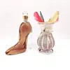 Yüksek kaliteli kurşun cam zanaat şarap şişesi topuklu ayakkabı kırmızı dekantter kabı beyaz çubuk aletler 240119