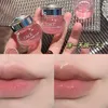 Lip Gloss 2/1 Pcs Rosa Cereja Mel Hidratante Máscara Labial Pêssego Natural Unissex Óleo Labial Nutritivo Fade Lip Lines Lip Blam Lip Care