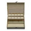 Display Wooden Storage Box DIY Crafts Simple Fashion Jewelry Box for Jewellery Make Up Necklace Ear Ring Girls Gifts