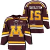 Ucuz Erkekler Minnesota Gophers Hokey Forması 17 Blake Wheeler 4 Erik Johnson 9 Kyle Okposo 26 Thomas Vanek 5 Nick Leddy 21 Casey Mittelst Hig