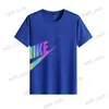 Men's T-Shirts Short sleeved T-shirt Men's Summer Round Neck Sweatshirt Lightweight breathable and quick drying outdoor sportswear New T-shir T240129