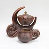 Наборы чайной посуды «Ленивый человек», керамический домашний креативный дрова в стиле ретро, анти-ожогов, чайник, чашка с крышкой, откидная крышка для воды, китайский