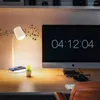 Lâmpadas de mesa leitura luzes da noite multifuncional carregamento sem fio bluetooth-compatível regulável luminária interior led lâmpada de mesa