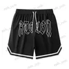 Shorts pour hommes Marque de mode d'été imprimé short de basket-ball en soie glacée pantalons décontractés pour hommes shorts de sport amples en soie glacée pour hommes Hong Kong T240124