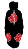 Heta hoodies jacka män 3d sweatshirt cloak uchiha itach cosplay costume hoodies kakashi dropshipping9888526