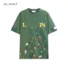 Brand Men's T-shirts Designer Luxury Trend Lanvins Classic T Shirt Chest Letter Printed Lanvin Shirt High Quality Lanvin Letter Tshirts Shoe Cotton Loose 6834